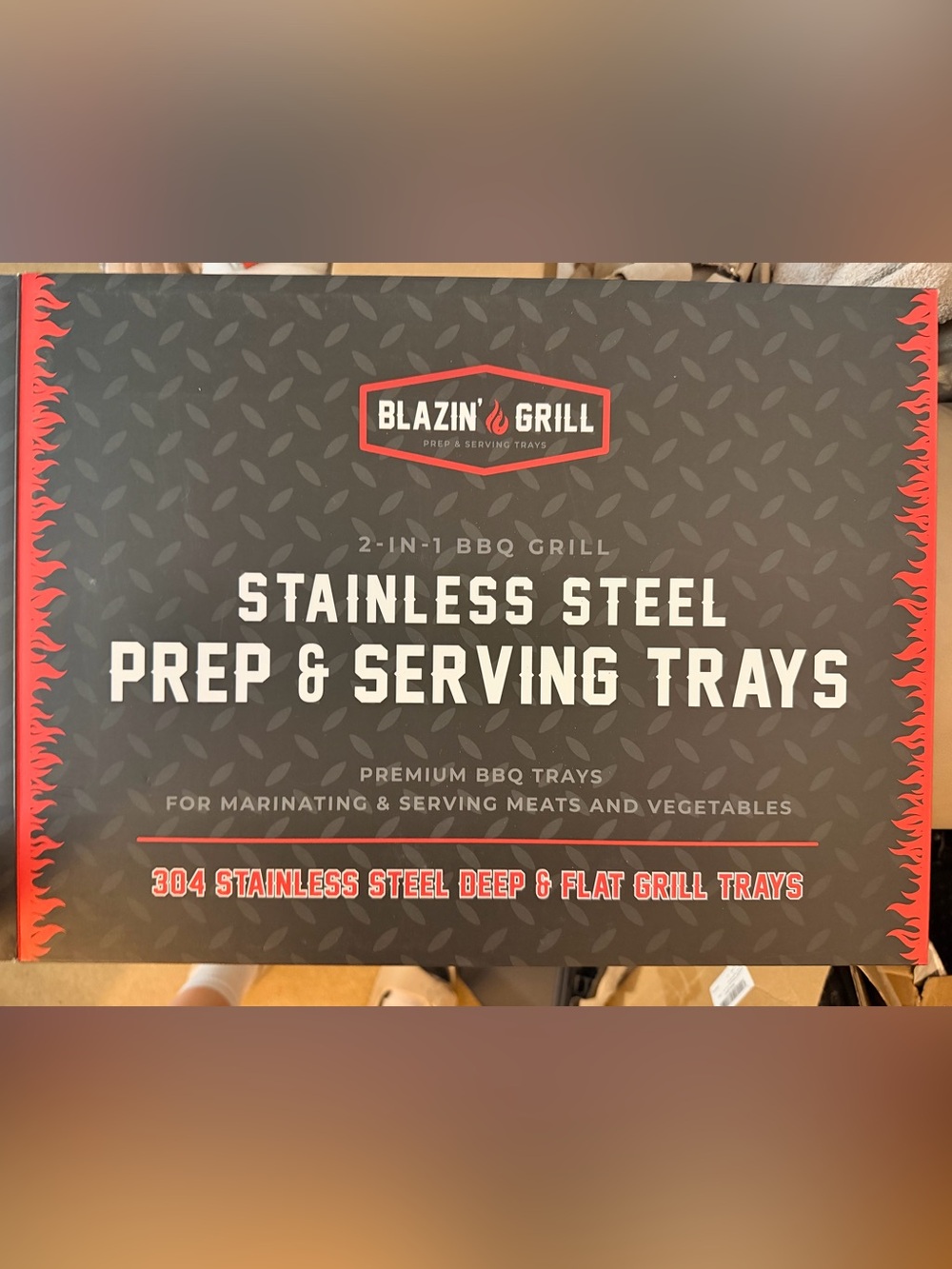 Stainless Steel Prep & Serve Tray - Silver